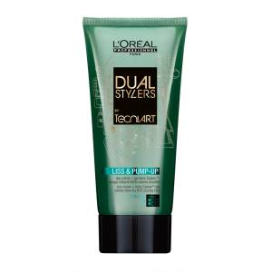 LOreal Tecni Art Dual Stylers Liss & Pump Up - Krem - Żel Gładkość i Odbicie u Nasady 150 ml