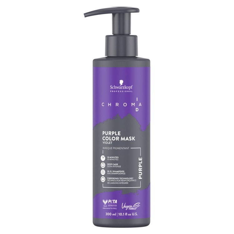 Schwarzkopf Chroma ID Intense Purple Bonding Mask - Fioletowa Maska Koloryzująca do Włosów 300ml.jpg