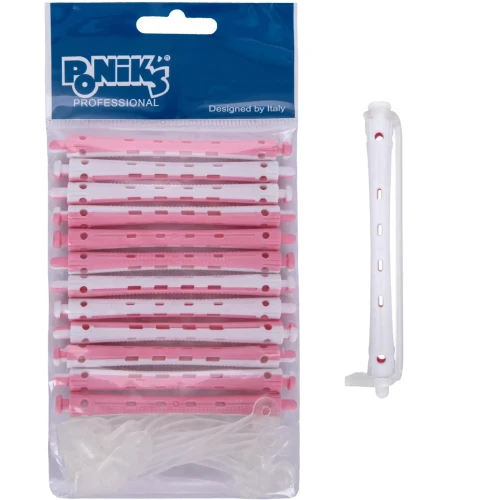 Poniks CW002T - Wałki do Trwałej Ondulacji z Silkonowymi Gumkami - ∅ 7mm - 12 szt..webp