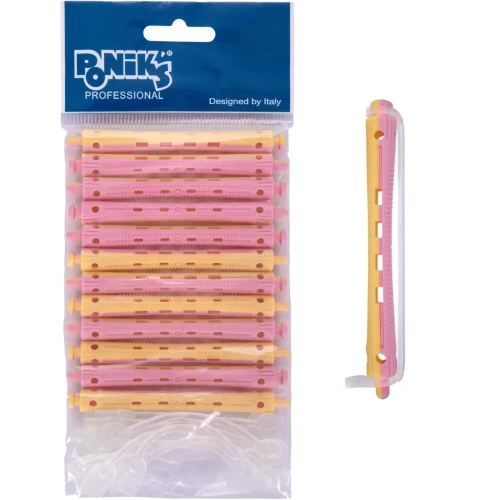 Poniks CW003T - Wałki do Trwałej Ondulacji z Silkonowymi Gumkami - ∅ 8mm - 12 szt..webp