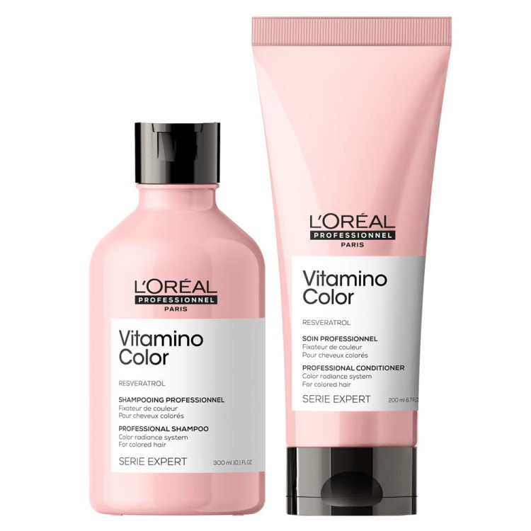 LOreal Professionnel Vitamino Color Resveratrol - Zestaw do Włosów Farbowanych - Szampon 300 ml + Odżywka 200 ml.jpg