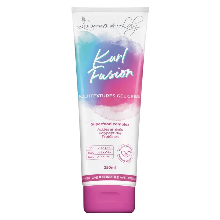 Les Secrets De Loly Kurl Fusion Multitexture Gel Cream - Kremowy Żel Podkreślający Loki i Fale 250 ml.webp