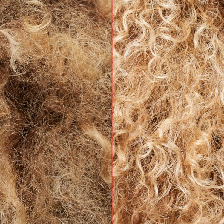 OLAPLEX No. 4P Blonde Enhancer Toning Shampoo - Regenerujący Szampon Tonizujący do Włosów Blond 250ml efekt.jpg