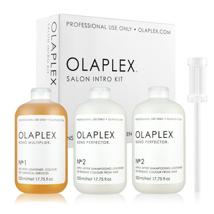 OLAPLEX Salon Intro Kit No.1 & No.2 - Zestaw Odbudowujący - Bond Multiplier 525ml + 2x Bond Perfector 525ml.jpg