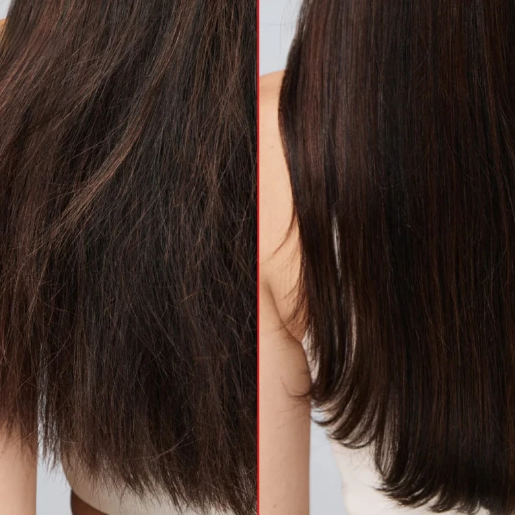 OLAPLEX No. 5 Moisturize & Mend Leave-In Conditioner - Odżywka Bez Spłukiwania do Włosów Zniszczonych 100ml efekt straight.jpg