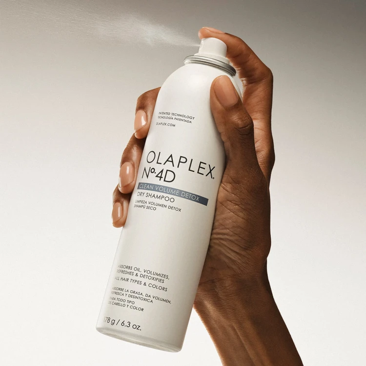 OLAPLEX No.4D Clean Volume Detox Dry Shampoo - Oczyszczający Suchy Szampon w Sprayu 250ml opakowanie.jpg