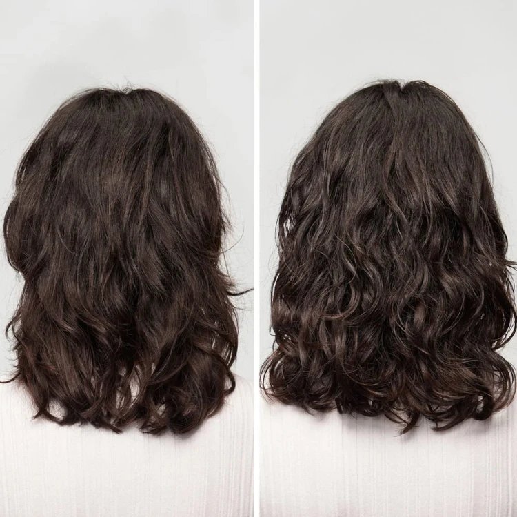 OLAPLEX No.10 Bond Shaper Curl Defining Gel - Odbudowujący Żel Definiujący Skręt Loków i Fal 200ml efekty.jpg