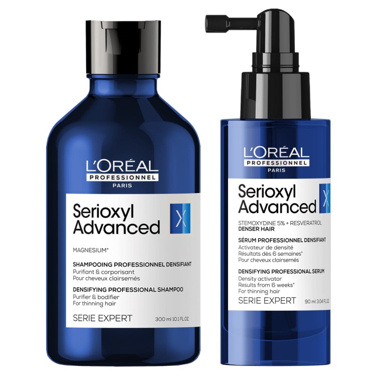 LOreal Serioxyl Advanced Densifying - Zestaw Zagęszczający do Włosów - Szampon 300ml + Serum 90ml.jpg