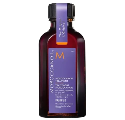 Moroccanoil Oil Treatment Purple - Naturalny Olejek Arganowy z Fioletowym Pigmentem do Włosów Blond 50 ml.webp