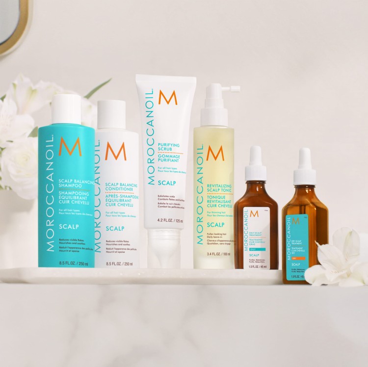Moroccanoil Scalp Purifying Scrub - Peeling do Skóry Głowy 125ml linia.jpg