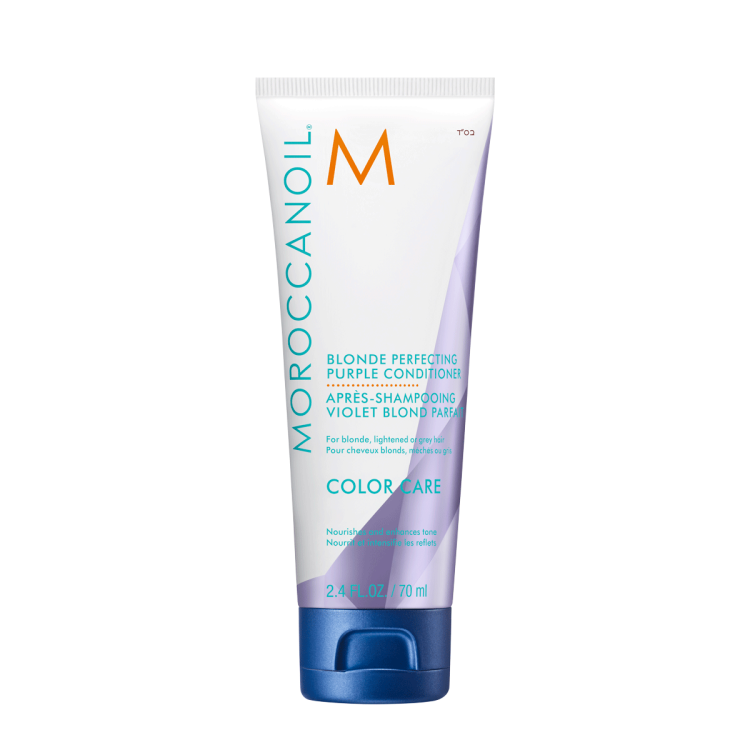 Moroccanoil Blonde Perfecting Purple Conditioner - Odżywka do Blondów Neutralizująca Żółte Odcienie 70ml.png