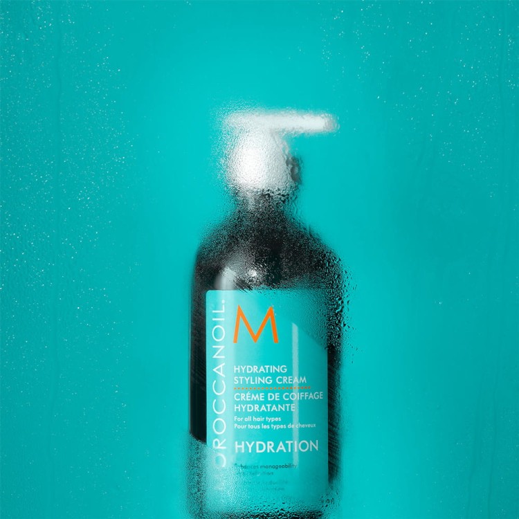 Moroccanoil Hydrating Styling Cream - Organiczny Krem do Stylizacji z Olejkiem Arganowym 300 ml nawilżenie.jpg