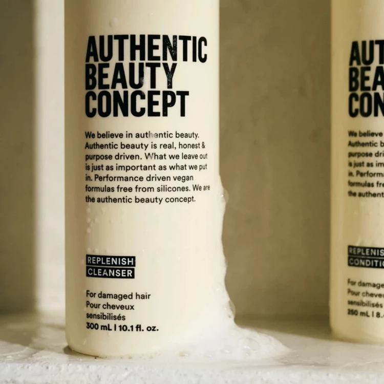 Authentic Beauty Concept Replenish Cleanser - Szampon Odbudowujący do Włosów Kruchych 300ml.jpg