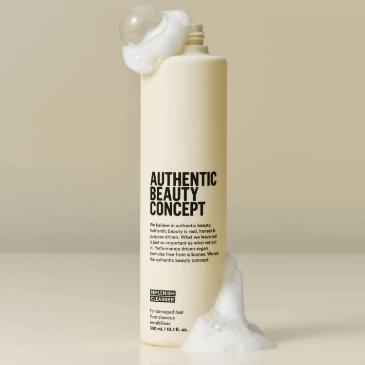 Authentic Beauty Concept Replenish Cleanser - Szampon Odbudowujący do Włosów Łamliwych 300ml.jpg