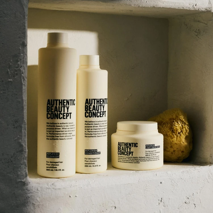 Authentic Beauty Concept Replenish Cleanser - Szampon Odbudowujący do Włosów Zniszczonych 300ml seria regenerująca.jpg