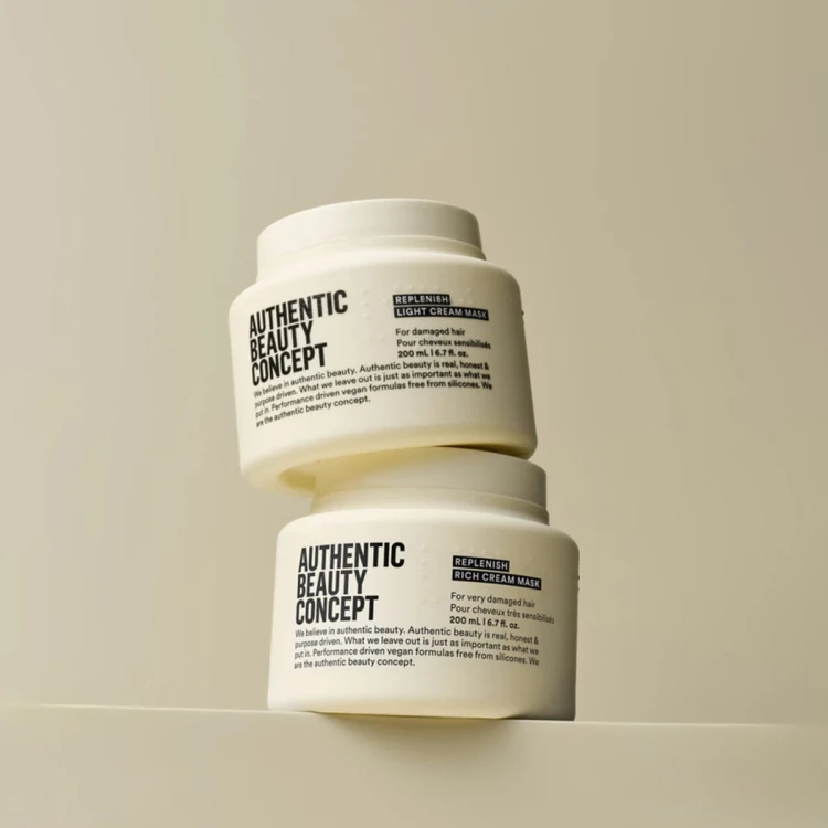 Authentic Beauty Concept Replenish Rich Cream Mask - Bogata Kremowa Maska do Włosów Zniszczonych 200ml rodzaje masek.jpg