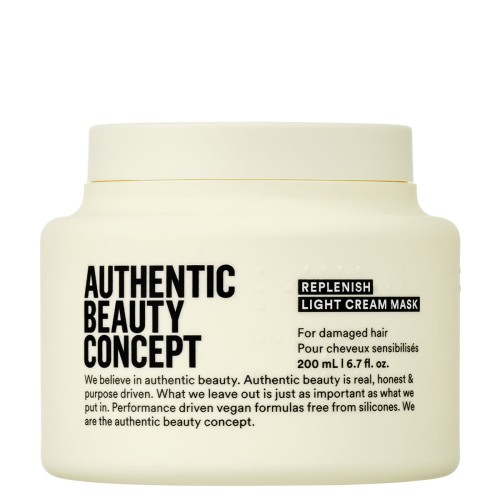 Authentic Beauty Concept Replenish Light Cream Mask - Lekka Kremowa Maska Odbudowująca do Włosów Cienkich 200ml.jpg
