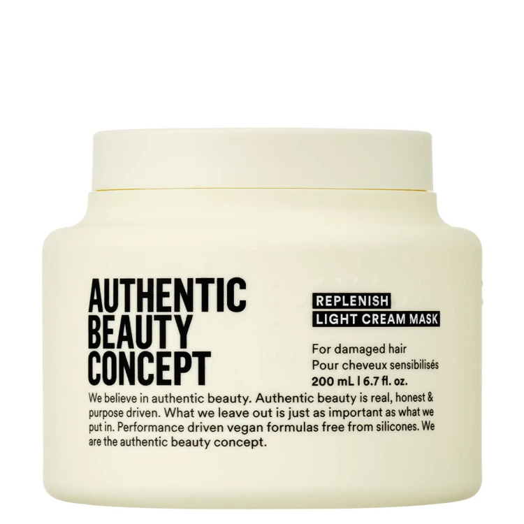 Authentic Beauty Concept Replenish Light Cream Mask - Lekka Kremowa Maska Odbudowująca do Włosów Cienkich 200ml.jpg