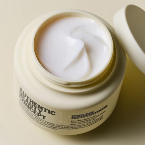 Authentic Beauty Concept Replenish Light Cream Mask - Lekka Kremowa Maska Odbudowująca do Włosów Cienkich 200ml konsystencja.jpg
