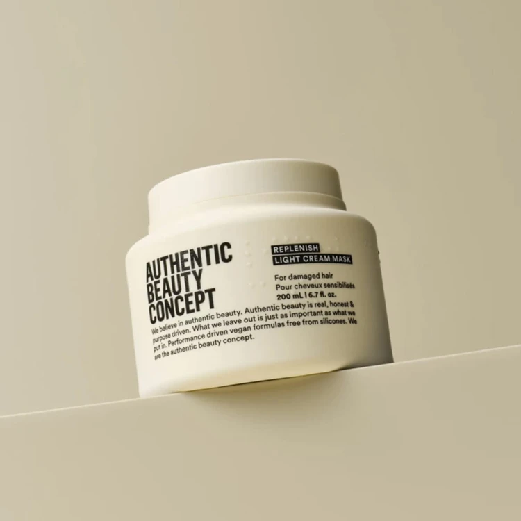 Authentic Beauty Concept Replenish Light Cream Mask - Lekka Kremowa Maska Odbudowująca do Włosów Cienkich i Zniszczonych 200ml.jpg