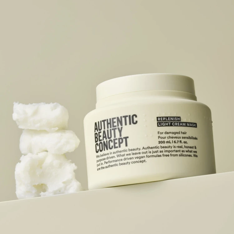 Authentic Beauty Concept Replenish Light Cream Mask - Lekka Kremowa Maska Odbudowująca do Włosów Zniszczonych 200ml.jpg