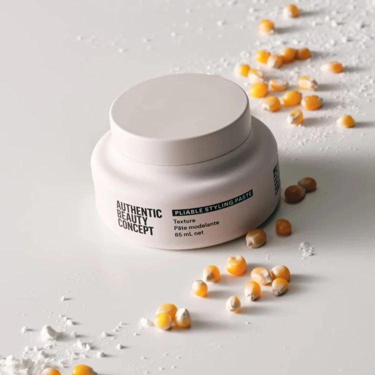 Authentic Beauty Concept Pliable Styling Paste - Elastyczna Pasta Modelująca do Włosów 85ml składniki.jpg