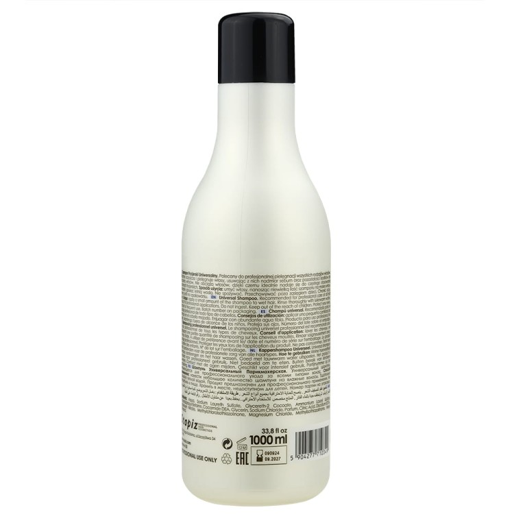 Stapiz Basic Salon Universal Shampoo - Szampon Uniwersalny 1000 ml skład.jpg