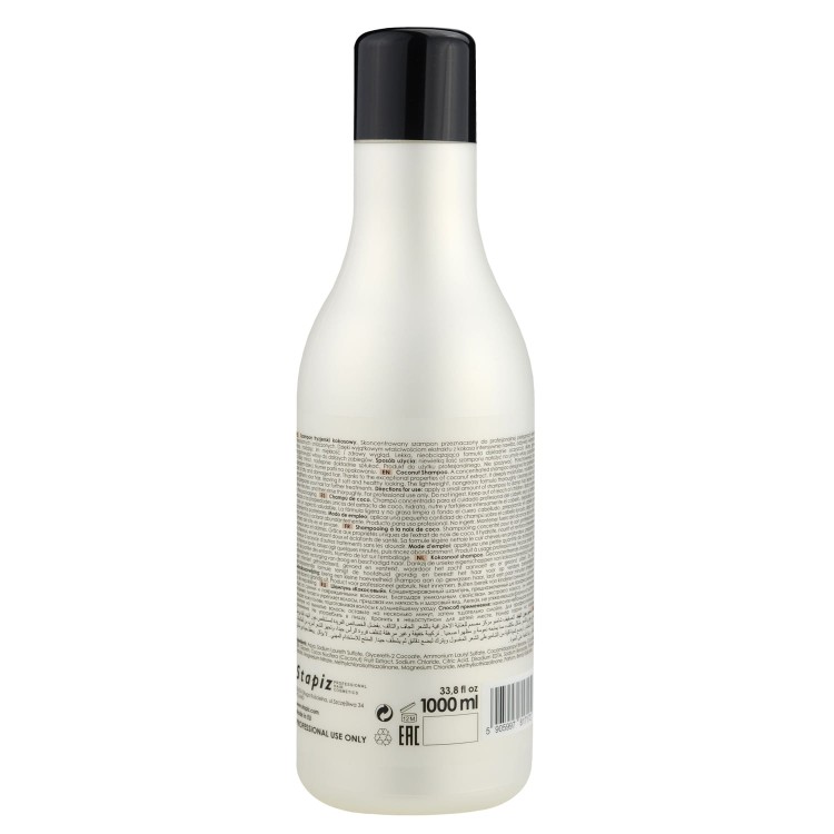 Stapiz Basic Salon Coconut Shampoo - Szampon Kokosowy 1000 ml skład.jpg