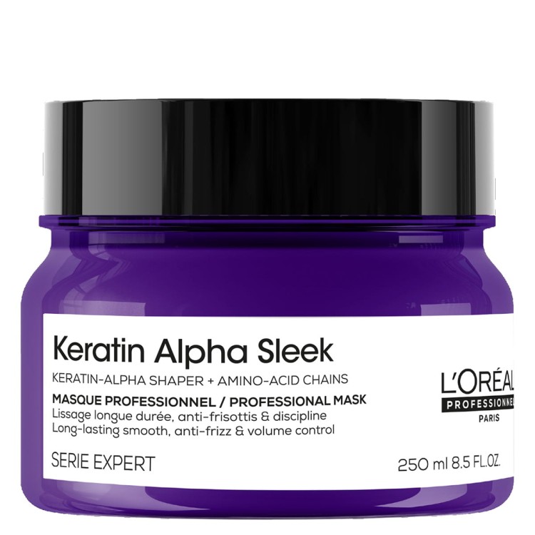 LOréal Professionnel Keratin Alpha Sleek Mask - Maska Wygładzająca do Włosów Niezdyscyplinowanych 250ml.jpg