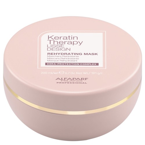 Alfaparf Lisse Design Keratin Therapy Rehydrating Mask - Nawilżająca Maska po Keratynowym Prostowaniu 200ml.jpg