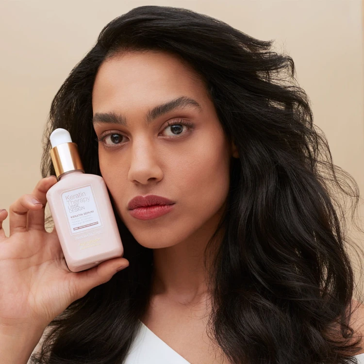 Alfaparf Lisse Design Keratin Therapy Keratin Serum - Serum Keratynowe do Włosów 125ml efekty.jpg