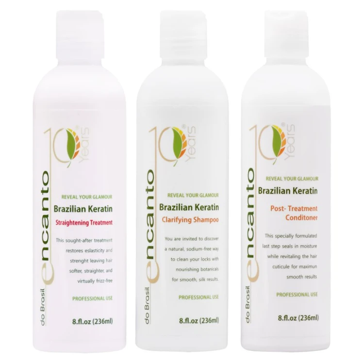 Encanto do Brasil - Zestaw do Keratynowego Prostowania Włosów 3x236ml.jpg