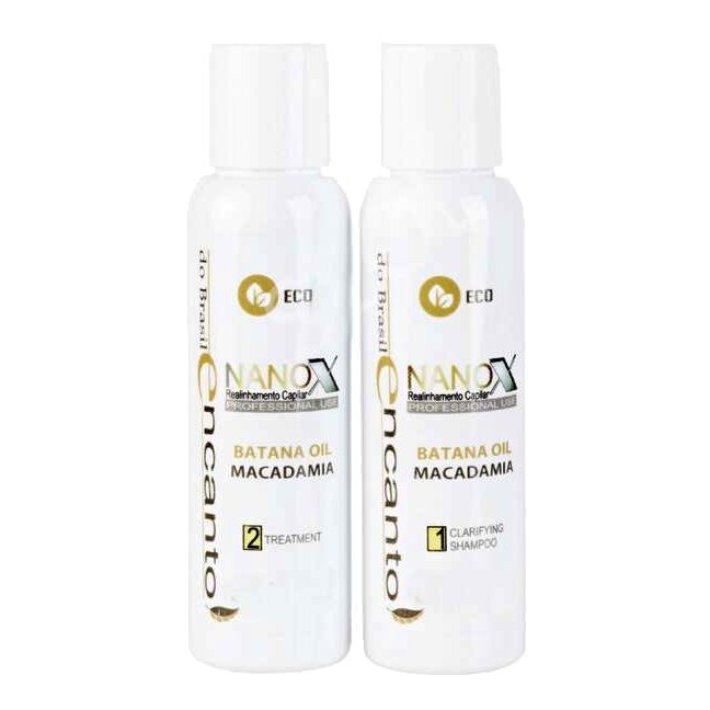Encanto do Brasil NanoX Batana Oil - Zestaw do Keratynowego Prostowania Włosów 2x100ml.jpg