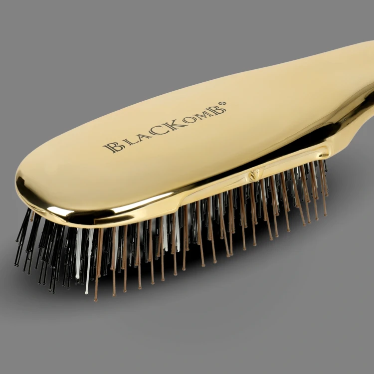Szczotka trychologiczna poniks blackkomb DS380 złota_korpus.webp