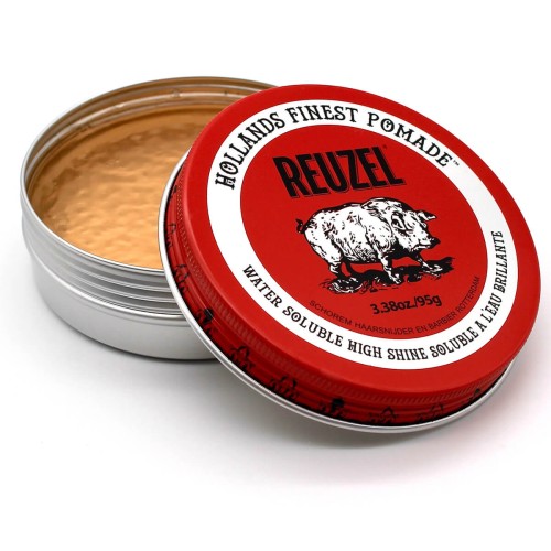 Reuzel Red Water Soluble High Shine Pig Pomade – Wodna Pomada Nabłyszczająca – Średni Chwyt i Wysoki Połysk 95g.jpg