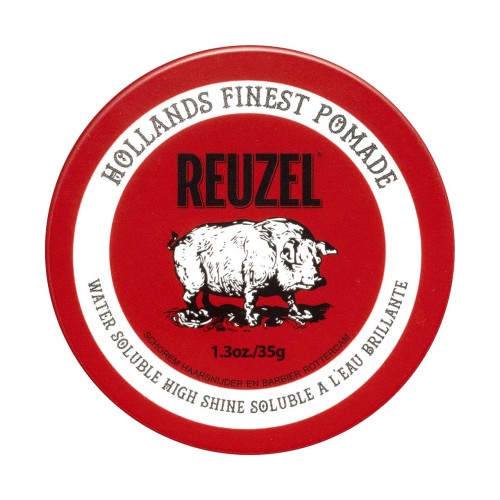 Reuzel Red Water Soluble High Shine Piglet Pomade – Wodna Pomada Nabłyszczająca – Średni Chwyt i Wysoki Połysk 35g.jpg