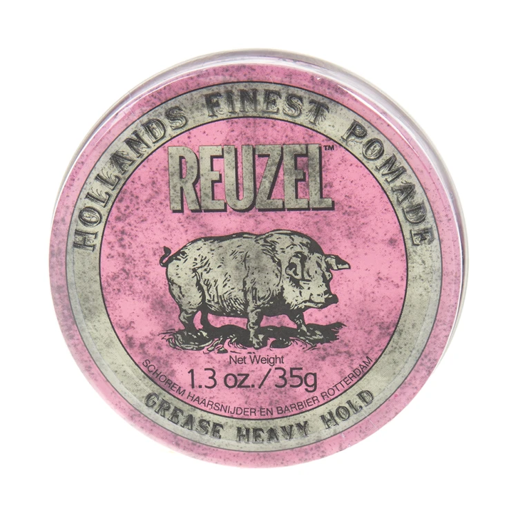 Reuzel Pink Grease Heavy Hold Piglet Pomade – Profesjonalna Pomada – B. Mocny Chwyt i Średni Połysk 35g.png