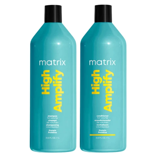 Matrix TR High Amplify - Zestaw do Włosów Pozbawionych Objętości - Szampon 1000ml + Odżywka 1000ml.webp