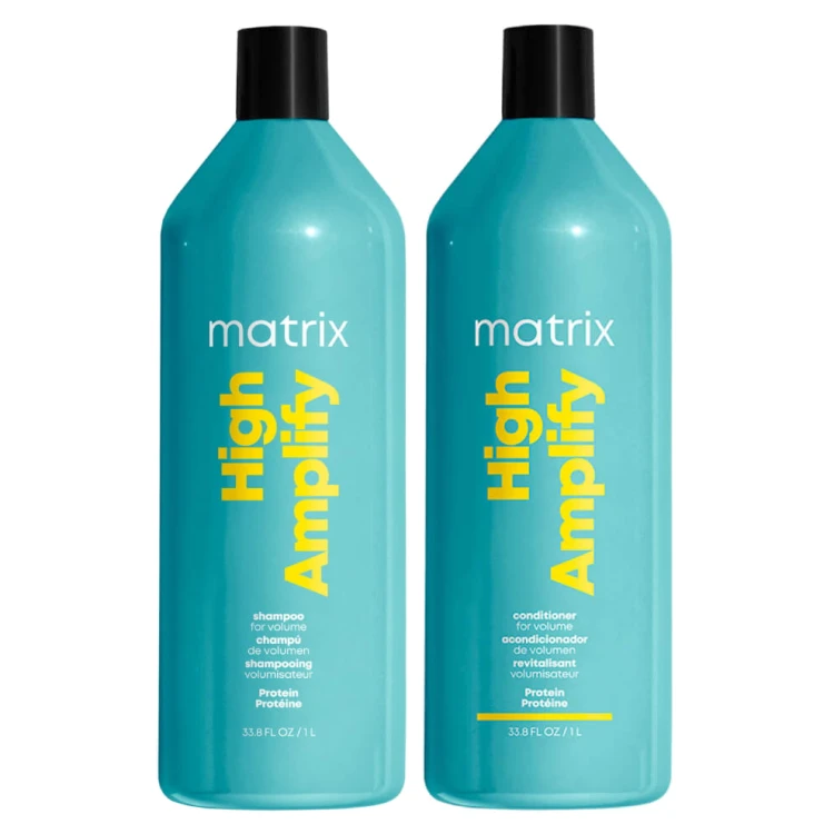 Matrix TR High Amplify - Zestaw do Włosów Pozbawionych Objętości - Szampon 1000ml + Odżywka 1000ml.webp