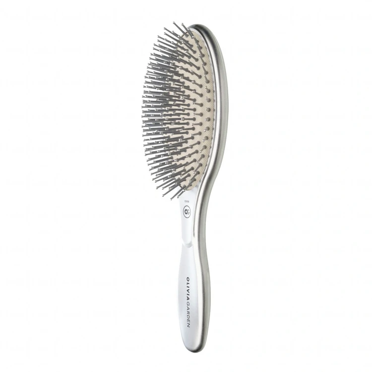 Olivia Garden Expert Care Oval Nylon Silver - Szczotka do Rozczesywania Włosów 3.webp
