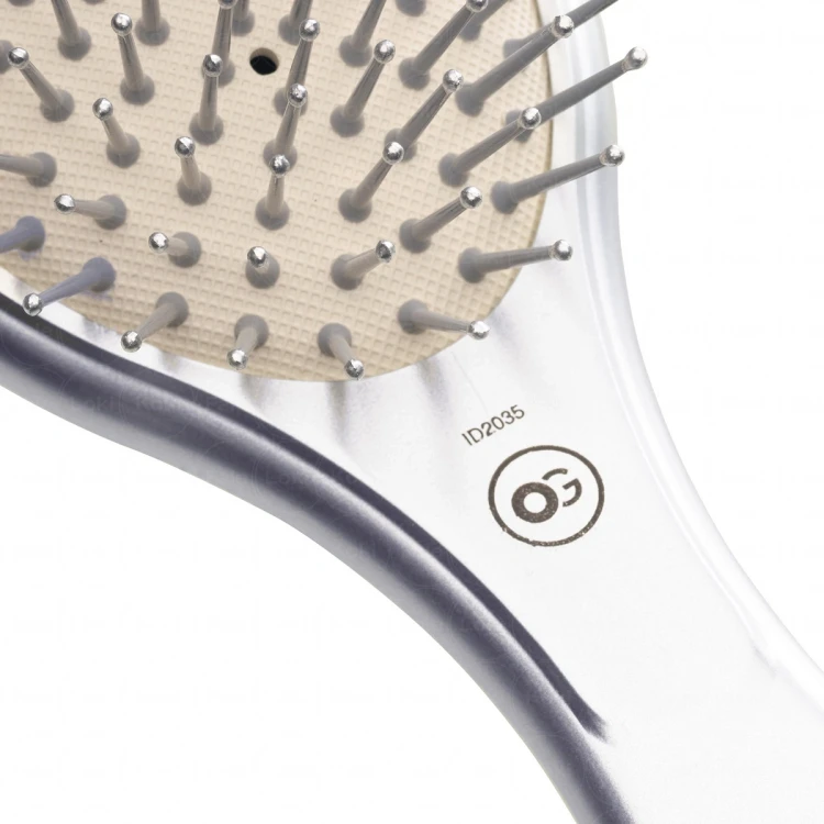 Olivia Garden Expert Care Oval Nylon Silver - Szczotka do Rozczesywania Włosów 1.webp