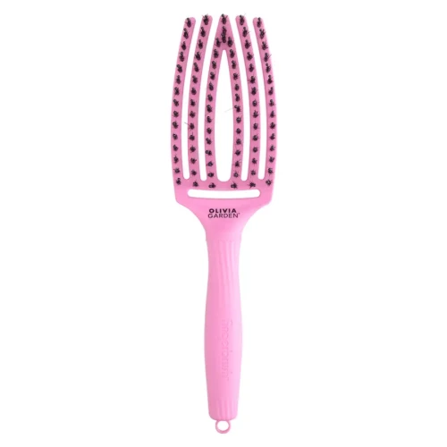 Olivia Garden Finger Brush Combo M Pink Tokyo - Średnia Szczotka do Rozczesywania i Masażu.webp