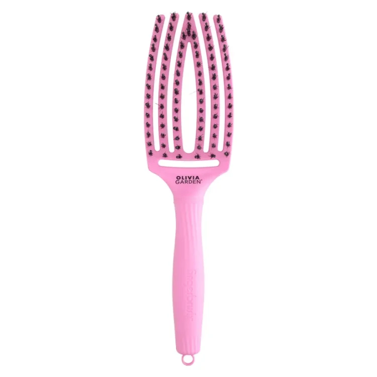 Olivia Garden Finger Brush Combo M Pink Tokyo - Średnia Szczotka do Rozczesywania i Masażu.webp