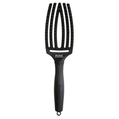 Olivia Garden Finger Brush COMBO M Full Black - Średnia Szczotka do Rozczesywania i Masażu.jpg