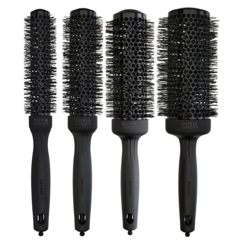 ZESTAW - 4 Profesjonalne Szczotki Olivia Garden Blowout Speed XL Black Label Wavy Bristles - 25 mm _ 35 mm _ 45 mm _ 55 mm.webp