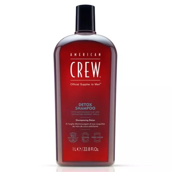 American Crew Detox Shampoo - Szampon Oczyszczający z Peelingiem 1000 ml (1).webp