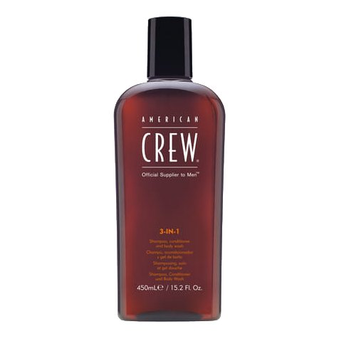 American Crew 3-in-1 - Szampon Odżywka i Żel pod Prysznic w Jednym 450 ml.jpg