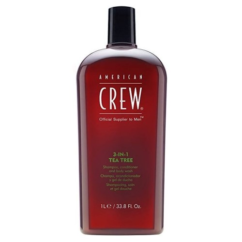 American Crew 3-in-1 Tea Tree - Szampon Odżywka i Żel pod Prysznic w Jednym 1000 ml.jpg