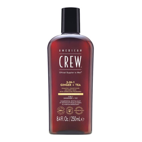 American Crew 3-in-1 Ginger + Tea - Szampon, Żel pod Prysznic i Odżywka w Jednym 250ml.jpg