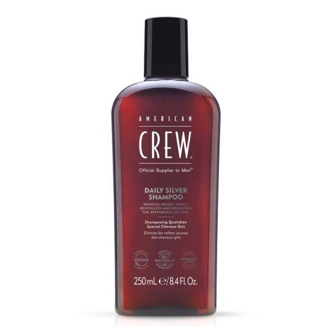 American Crew Daily Silver Shampoo - Szampon Rewitalizujący i Neutralizujący Miedziane Odcienie Włosów Siwych 250ml.jpg